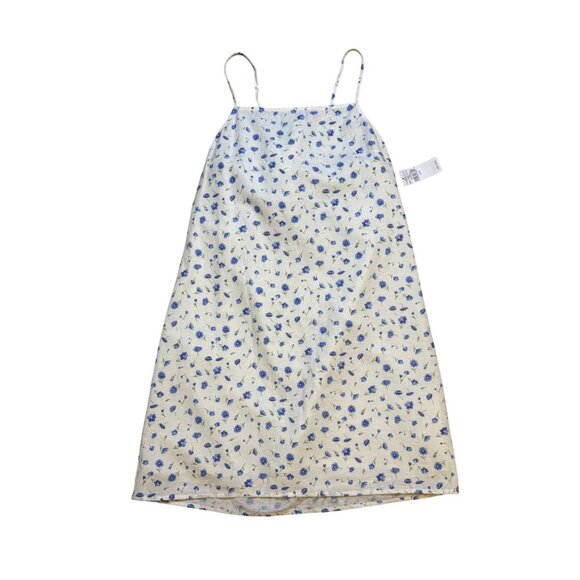 Floral Print Sleeveless Midi Dress By American Eagle  Lightweight Linen Blend  A - Picture 3 of 7